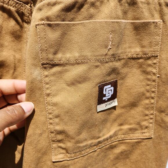Vintage 2000s State Property Tan Jeans Roca Wear Pants Men's 34x26 Y2K Baggy - Picture 4 of 9